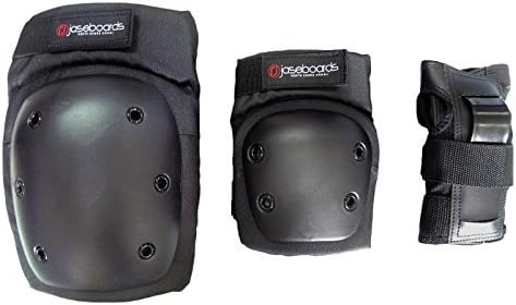 Jaseboards Longboard/Action Sport Youth Skateboard Safety Gear Triple Pack (Ages 4-11)