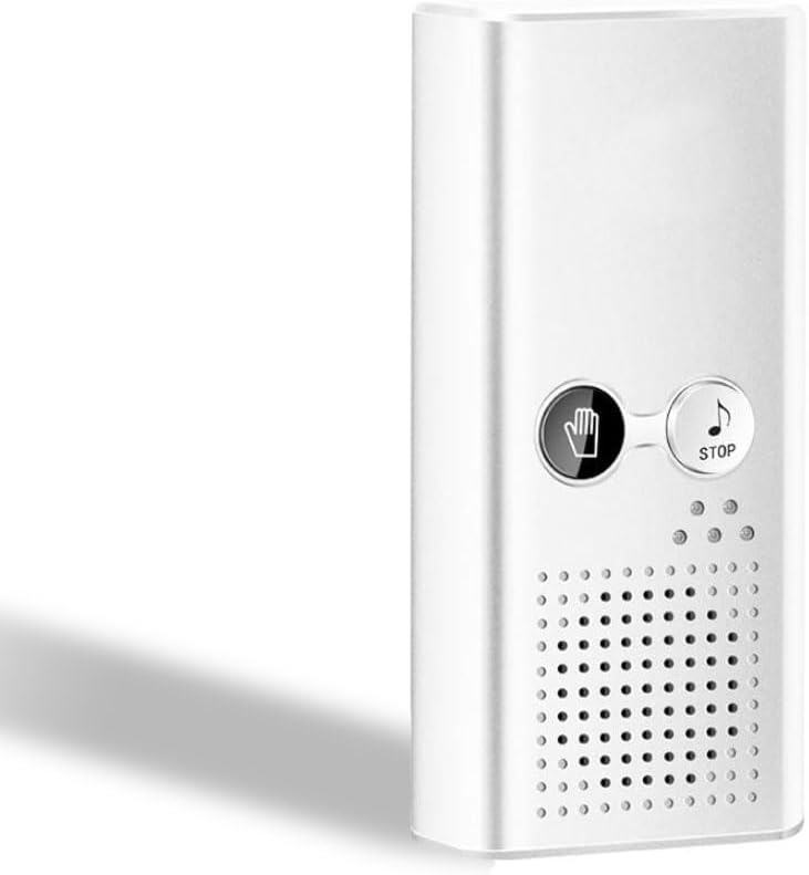 KiaoTime Bathroom White Noise Machine for Privacy - Bathroom Noise Blocker - Toilet Restroom Sound Machine of Running Water with Birds Chirping Songs for Privacy