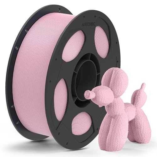 Image of ANYCUBIC Matte PLA Filament 1.75mm, 3D Printing PLA Filament 1.75mm Dimensional Accuracy + /- 0.03mm, 1KG Reusable Spool (2.2 lbs), Matte Sakura Pink