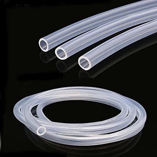 PVC Schlauch 1-10meter Lebensmittelgrad Peristaltikpumpe Rohr Silikonrohr Schlauchrohr Innendurchmesser 0,8-7,9 mm Silikonschlauch (Length : 10Meters, Specification : 4.8mm x 8mm)