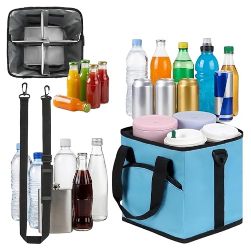 Sac de transport pour bouteilles de boisson idéal pour pique-nique et vacances