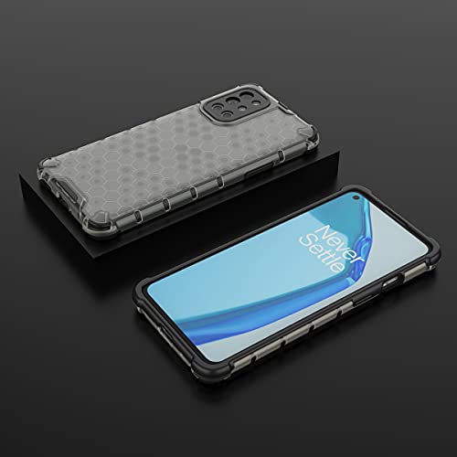 Image of Glasgow Back Case Cover Compatible with OnePlus 8T (Stylish Design) - Black