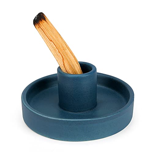 Palo Santo Holder, Blue Palo Santo Burner, Palo Santo Holder Burner, Palo Santo Stick Holder, Ceramic Palo Santo Holder (Blue) #TOP5