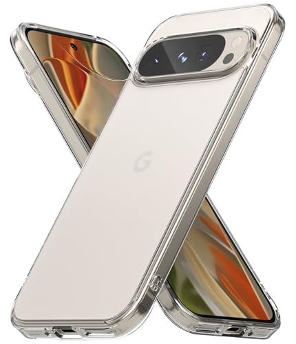 Image of Ringke Fusion Matte Compatible with Google Pixel 9 Pro XL Case Cover Anti Fingerprint Hard Back Soft Flexible TPU Bumper Scratch Resistant Natural Form Google Pixel 9 Pro XL Back Cover - Matte Clear