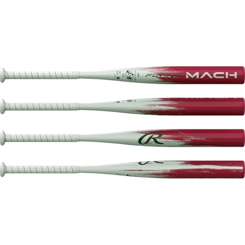 Rawlings(ローリングス)野球用 バット bat ソフトボール用 金属 ソフト3号ゴム FLYING MACH 入門モデル BSR5FLMA ピンク 83cm