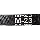 QUARKZMAN 2Stk M-23, M-25 Treiber 23 25 Steigungslänge Industrielle Leistung Gummi Getrieberiemen V-Gürtel
