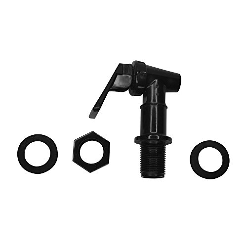 Tomlinson 1018855 Ceramic and Crock Water Dispenser Faucet, Black