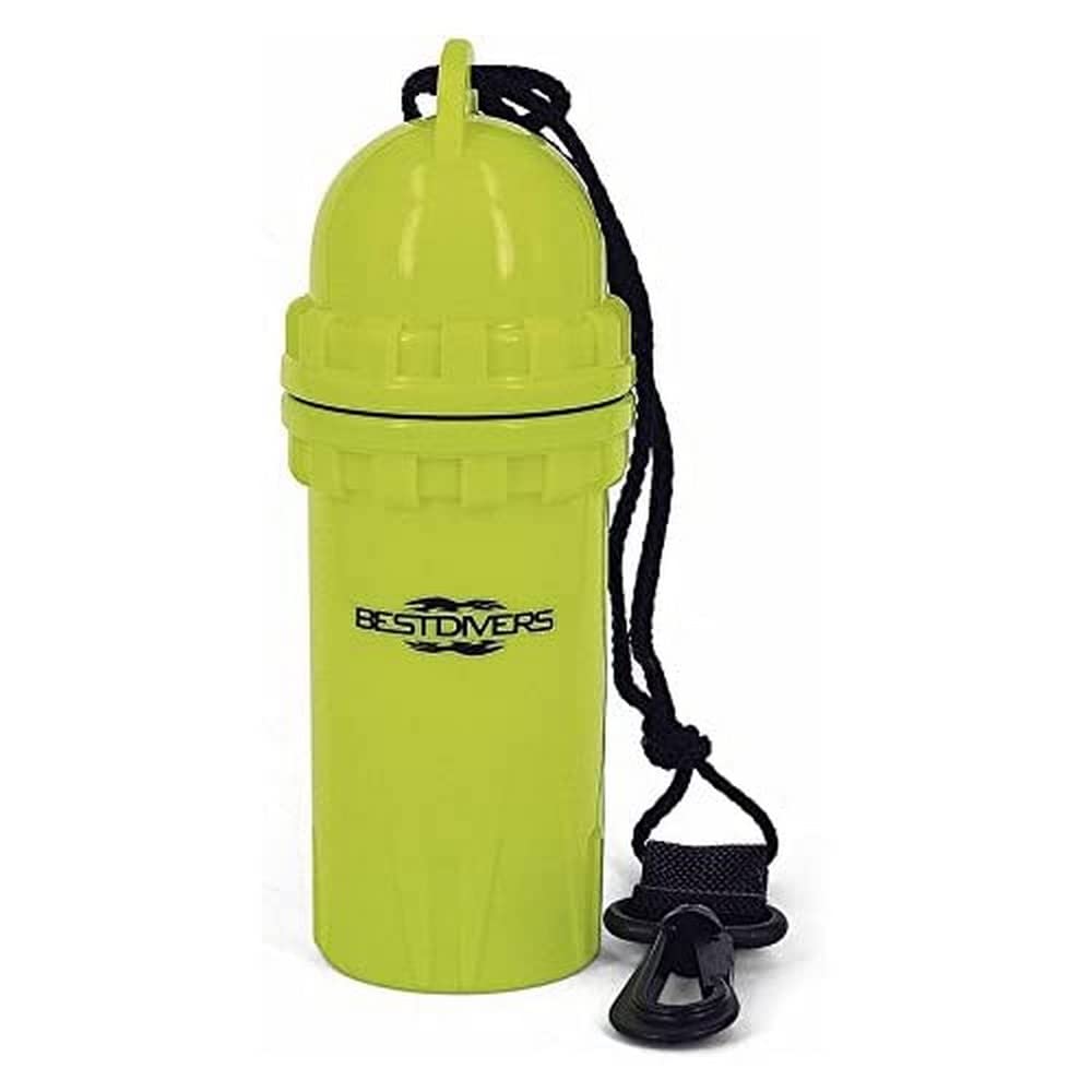 Caja estanca amarilla Best Divers AI0300 pequeña y hermética para buceo y kayak 2