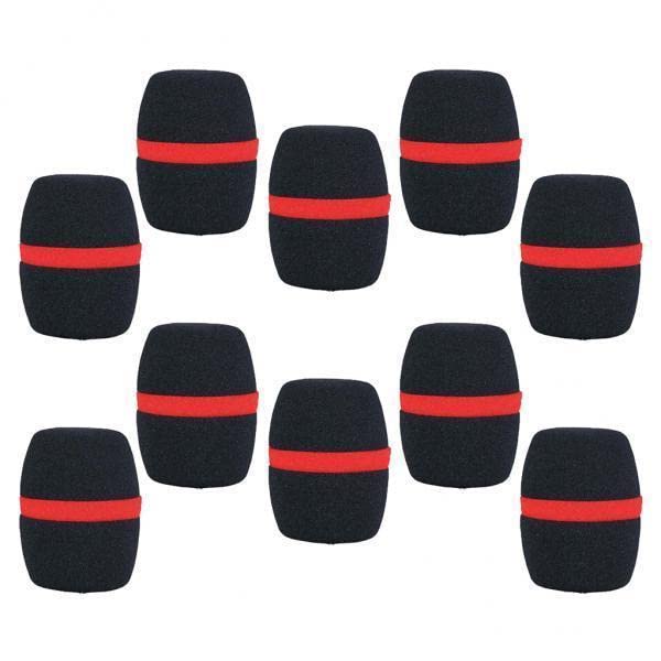 ATORSE 3x10 Pcs Handheld Stage Microphone Windscreen Foam Mic Cover Karaoke Black-image-39
