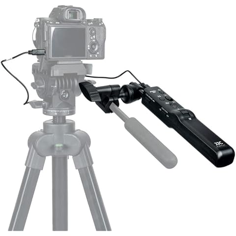 JJC Kamerastativ Fernbedienung Lanc Camcorder Controller für Sony FX30 A7IV A7III A7 A6000 A6600 A6400 RX100 VII FDR-AX53 AX55 AX700 HDR-CX240 CX405 CX625 CX28 0E Can XA40 XA50 XA11 XA55 und mehr Cover