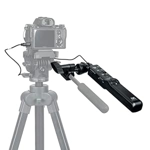 JJC Kamerastativ Fernbedienung Lanc Camcorder Controller für Sony FX30 A7IV A7III A7 A6000 A6600 A6400 RX100 VII FDR-AX53 AX55 AX700 HDR-CX240 CX405 CX625 CX28 0E Can XA40 XA50 XA11 XA55 und mehr