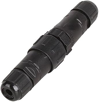 M14 IP68 Assembled Waterproof 3-Pin Solder Type Electrical Cable Connector Plug Socket