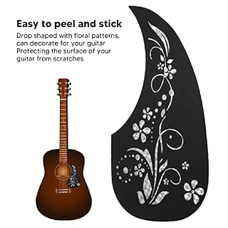 Pickguard de guitare, autocollant de protection de guitare durable en PVC 10 pièces facile à coller pour la décoration… – Image 6