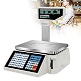 Double écran : l'écran double face permet aux commerçants et aux clients de lire les données en temps réel, éliminant les controverses et rendre le shopping plus confortable et confortable. 63 touches de raccourci permettent un accès facile aux informations sur 189 produits. Créez, modifiez, téléchargez et téléchargez des informations PLU, des informations spéciales, des messages textes et plus encore.