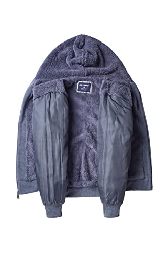 Image of Gary Com Heavyweight Sherpa Hoodies for Men, Thick Fleece Lined Full Zip Up Winter Warm Sweatshirts Work Jackets