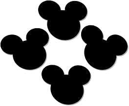 Mickey Mouse Disney Inspired Black Mouse Coaster (4)