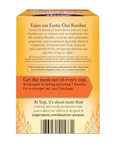 Yogi Tea, Chai Rooibos, 16 Count