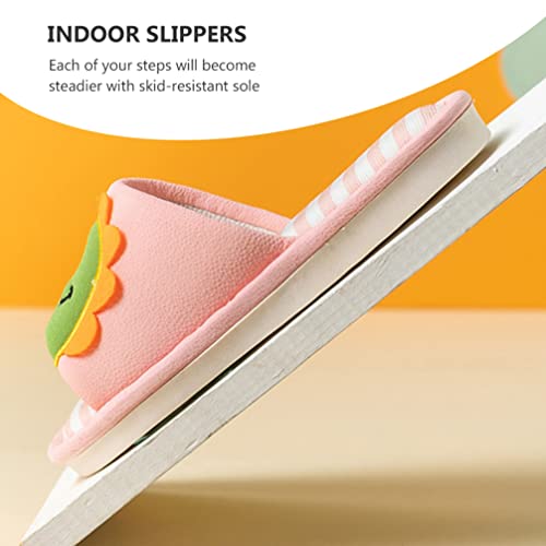 Generic 1 Tênis de Dinossauros par Roupa de Algodão Dedo Aberto Chinelos para Crianças Unisex Não De
