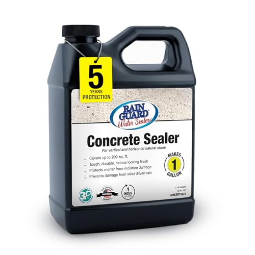 Rain Guard Water Sealers SP-4001 Concrete Sealer Concentrate Makes 1