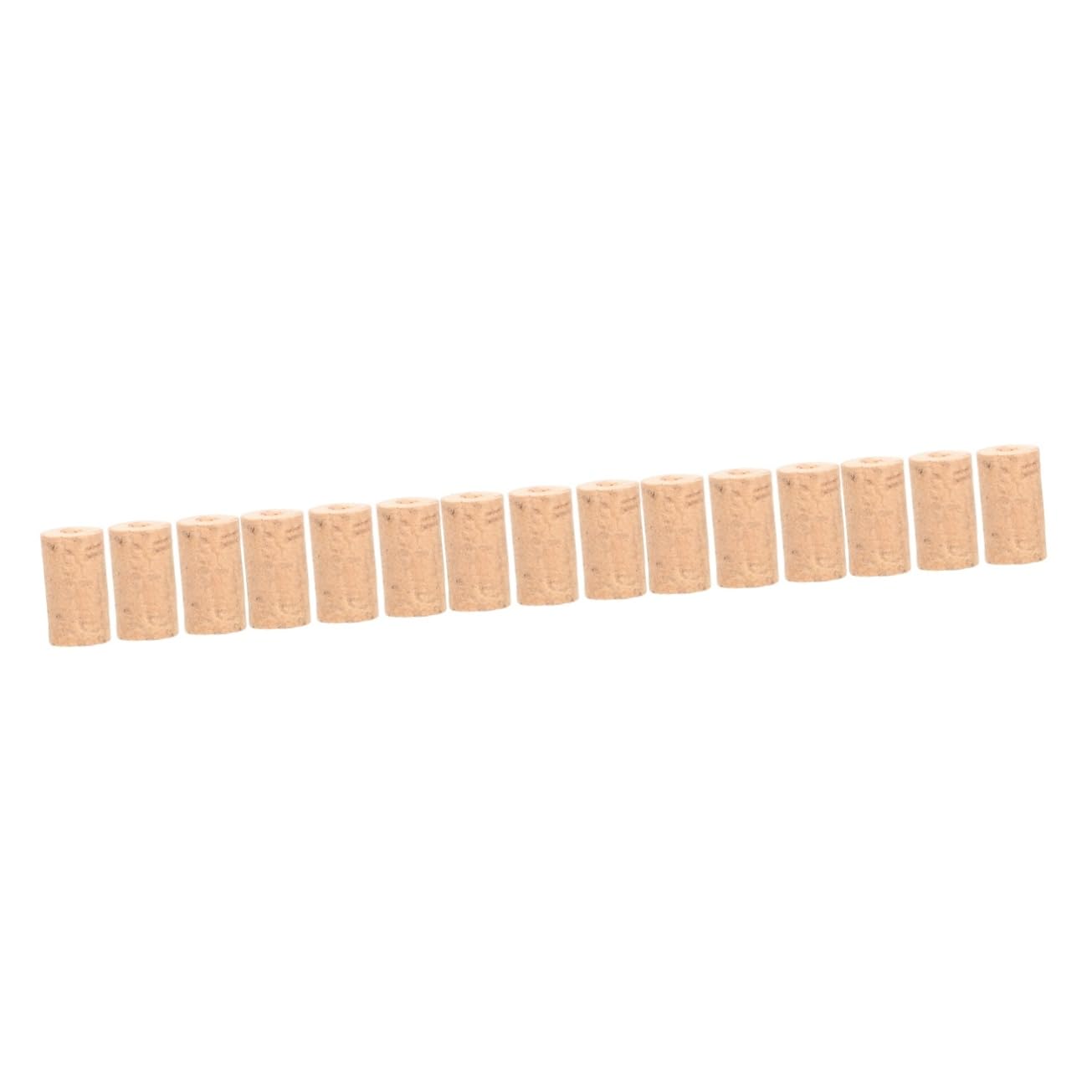 Toyvian 15 Piezas corcho de tapones de corcho tapones s flautín herramientas flautín bola s flautín simple s flautín creativo Madera