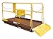Vestil WL-100-5-68 Premium Truck Scissor Dock Lift, 5000 lb. Capacity, 6" x 8", Brown/Yellow