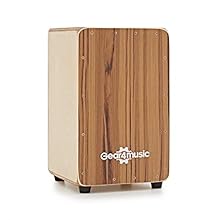 PERFECT FOR BUSKING AND MUSIC ON THE MOVE - The Compact Cajon by Gear4music is ideal for younger players, or for performers looking for a more portable percussion solution. EXPLORE A VARIETY OF BOLD TONES - Featuring a beech back and sides and adjust...
