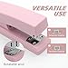 Pink Office Stapler, 25 Sheet Capacity with 2000 Staples and Staple Remover, Desktop Stapler,Pink Office Supplies for Students and Office Clerks