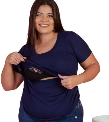 Blusa amamentação camiseta feminina maternidade t-shirt gestante ...