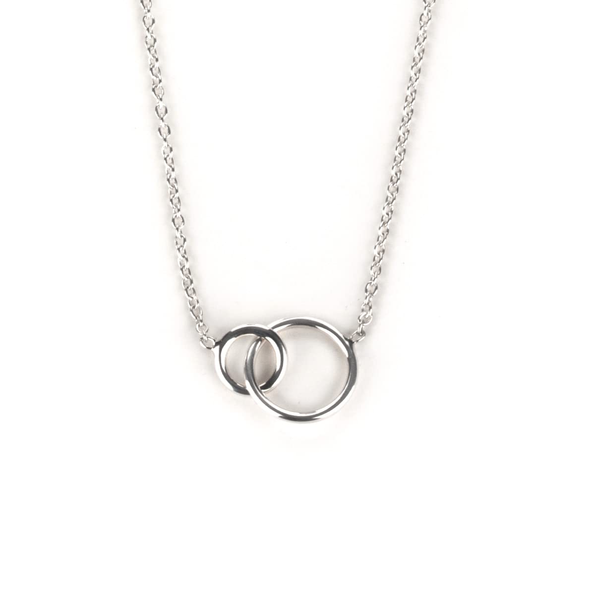 shaya By Caratlane Stay With Me Circle Pendant Necklace In 925 Silver For Womens-picture-17