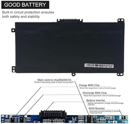 Image of BK03XL Laptop Battery Compatible for hp 916811-855 Pavilion X360 Convertible 14-ba0xx 14-ba2xx 14m-ba0xx 14m-ba1xx 14m-ba011dx 14m-ba013dx 14m-ba114dx 14-ba253cl 14-bal125cl