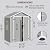 Gizoon 6x4.4 FT Plastic Outdoor Storage Shed, Resin Garden Tool Sheds & Outdoor Storage House with Single Lockable Door, Resin Shed for Patio Furniture, Backyard Garden Patio Lawn, Grey