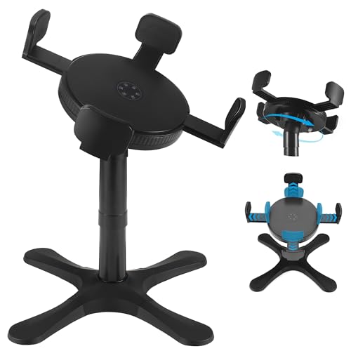 Dog Bowls Elevated Adjustable Stand Raised Bowl with 3 Heights & Tilted Feeding Stand Compatible with Various Bowls for Medium & Large Breeds (1 Pack) Black