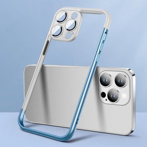 Coque iPhone 13 Pro Max transparente bicolore pour le quotidien urbain