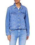  Tommy Hilfiger Damen Veronica Jacket Jacke, Blau (Bianca 911), Medium (Herstellergröße: 8)