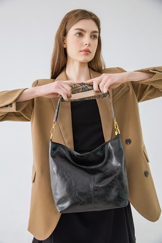 Dora & Liz Fashion Hobo Bags For Women Vegan Leather Crossbody Bag With Guitar Strap Shoulder Purses And Handbags thumb #6