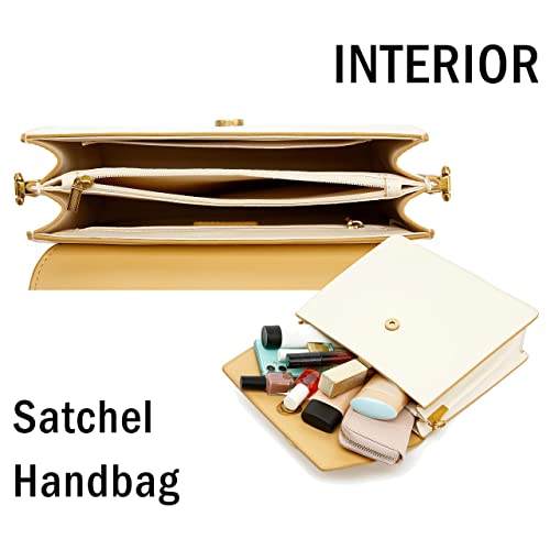 Scarleton Gold Top Handle Satchel Purses for Women, Handbags for Women, Crossbody Bags for Women, Shoulder Bag Purse… - Image 5