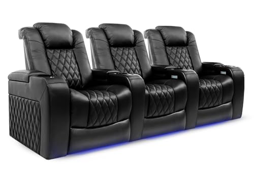 Valenciatuscanyhometheaterseatingpremiumtopgrainitaliannappa11000leatherpowerrecliningpowerlumbarsupportpowerheadrestrowof3black Urban Country Home Decor Valencia tuscany home theater seating premium top grain italian nappa 11000 leather power reclining power lumbar support power headrest row of 3 black urban country home decor