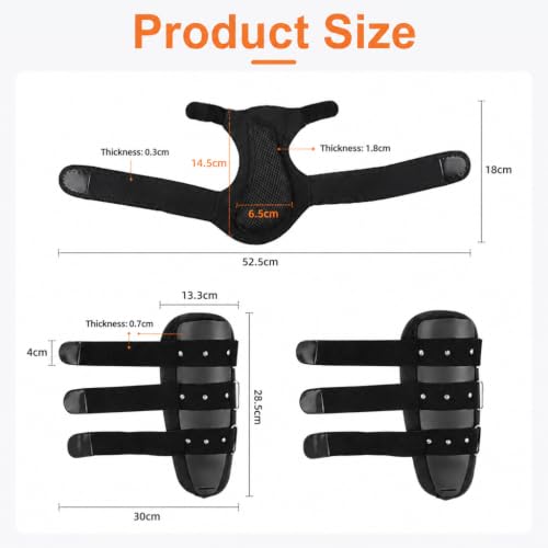 Image of HANNEA Single Dorsal Night Splint Foot Brace for Plantar Fasciitis Support