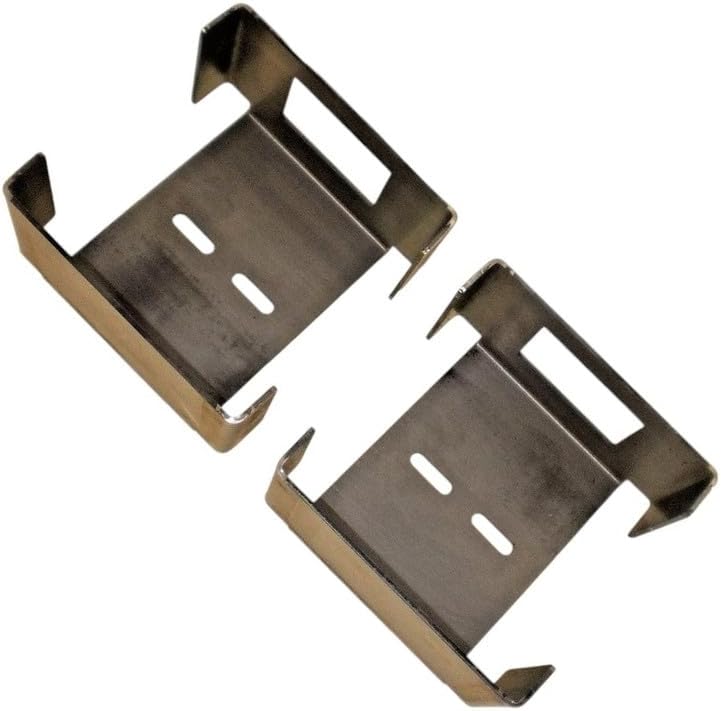 Pair Steel 4" Tail Brake Light Guard Square Box Trailer Truck Over 80" Weld On