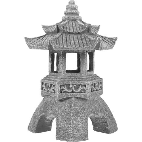 Lanterne japonaise Yukimi en pierre solaire BESPORTBLE pour jardin