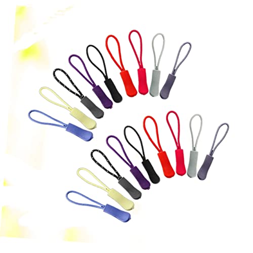 ADOCARN 100 Pçs Etiquetas Plásticas Puxador De Zíper Extensão De Zíper Guias De Reparação De Zíper F