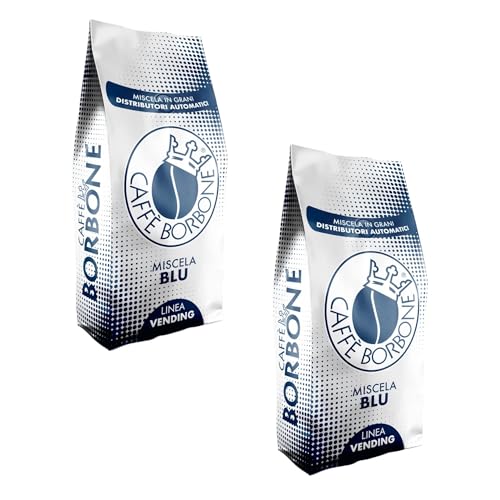 2KG CAFFE' IN GRANI BORBONE LINEA VENDING MISCELA BLU - (2 BUSTE DA 1KG)