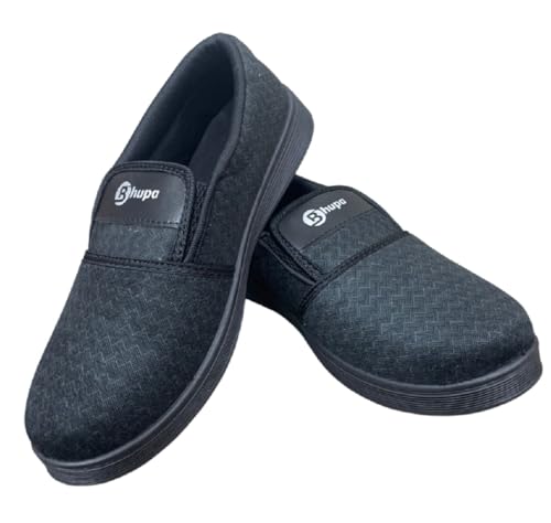 Image of Men's Slip-On Casual Shoes | Lightweight Comfortable Loafers for Men | Textured Design | Anti-Slip Sole Walking Shoes for Men