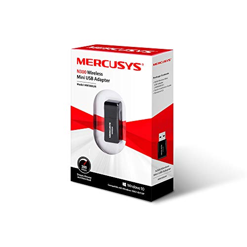 MW300UM MERCUSYS adaptador WiFi USB soluciona cortes de red en MB110-4G negro 6