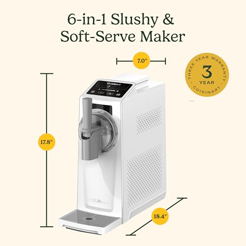 Cuisinart 6-in-1 Slushy & Soft-Serve Maker, Ice Cream Maker Machine Makes Soft-Serve Ice Cream, Slushies, Sorbet and More, Quick-Freeze Chill Technology Maintains Perfect Temperature, ICE-200 - image 7