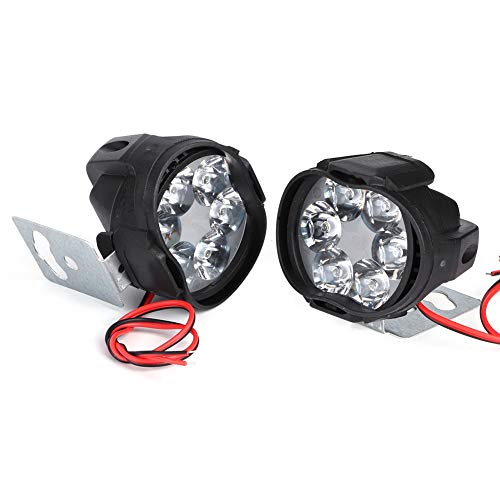 Front Led Bulb For Motorcycle, 12V 2Pcs Universal Head Lamp Plug And Play Waterproof Spot Fog Light Round Turn Signals Indicator Kit Super Bright Truck Car Headlight Fit For Boat Auxiliary Lights #TOP1