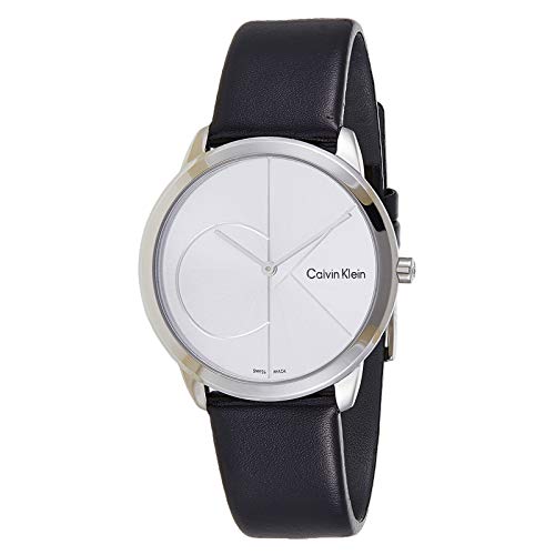 Preisvergleich Produktbild Calvin Klein Damen Analog Quarz Uhr mit Leder Armband K3M221CY