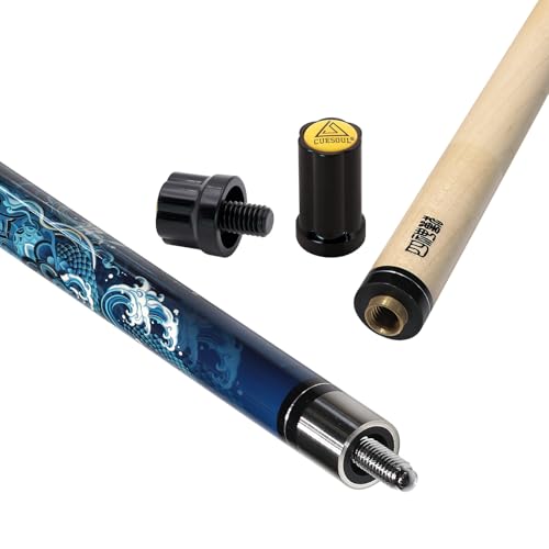 CUESOUL mythologische Symbole 58 Zoll 19oz Pool Cue Stick, 13mm TIPP