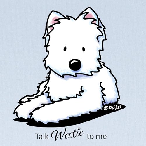 CafePress KiniArt Talk Westie to Me Baby Blanket, Super Soft Newborn Swaddle2