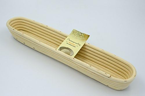 2 Pcs Masterproofing Long Banneton Basket-- 44*9*5.5cm by Masterproofing